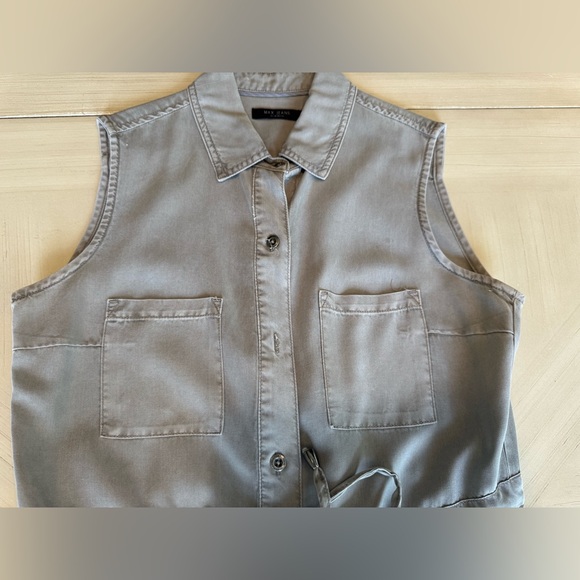 MAX JEANS Olive Green Shirt Dress – XS – 100% Tencel - Picture 8 of 16